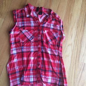 Red Flannel Blouse